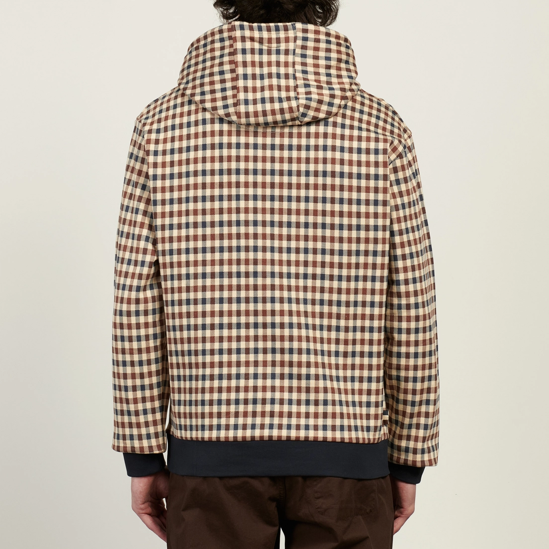 Aquascutum Мужская толстовка Active Club Check Hoodie