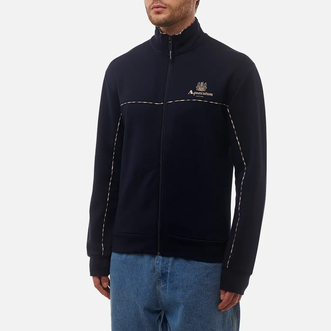 Aquascutum Мужская толстовка Active Scuba Piping Mockneck
