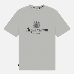 Aquascutum Мужская футболка Active Big Logo Cotton