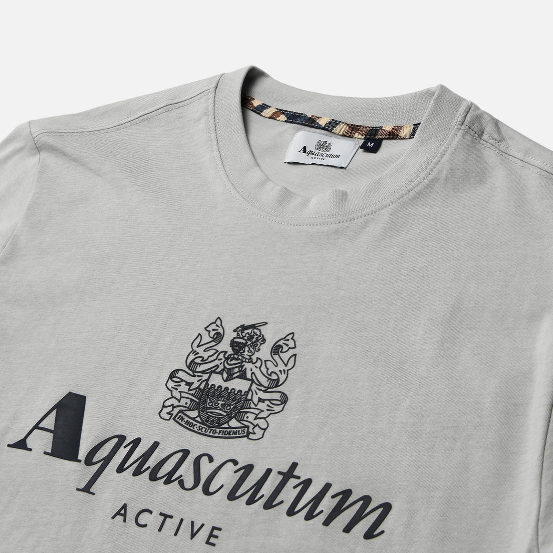 Aquascutum Мужская футболка Active Big Logo Cotton