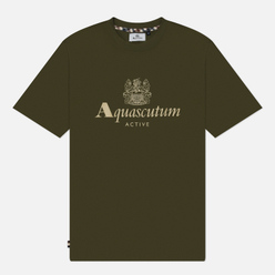 Aquascutum Мужская футболка Active Big Logo Cotton