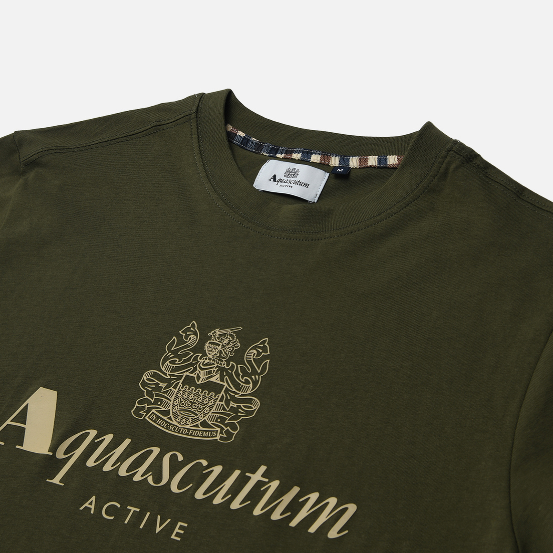 Aquascutum Мужская футболка Active Big Logo Cotton