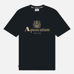 Aquascutum Мужская футболка Active Big Logo Cotton