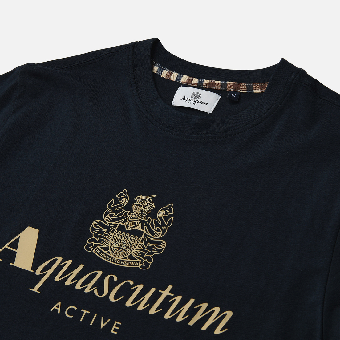 Aquascutum Мужская футболка Active Big Logo Cotton