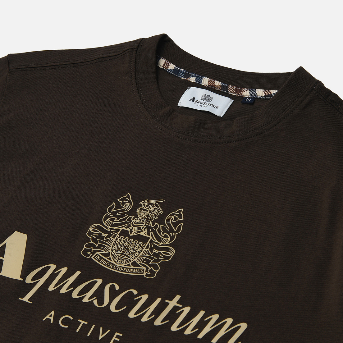 Aquascutum Мужская футболка Active Big Logo Cotton