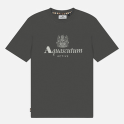 Aquascutum Мужская футболка Active Big Logo Cotton