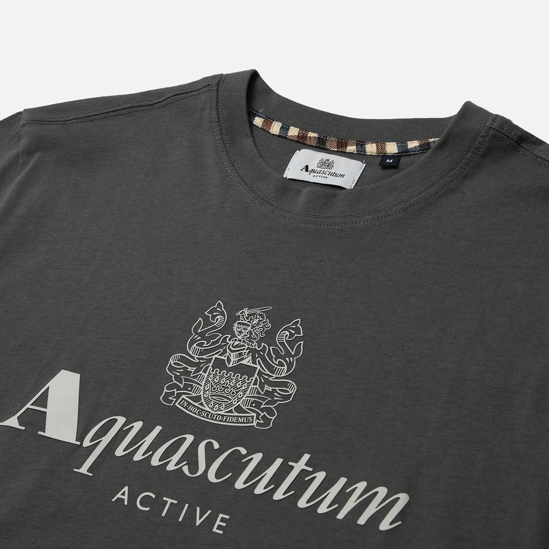 Aquascutum Мужская футболка Active Big Logo Cotton
