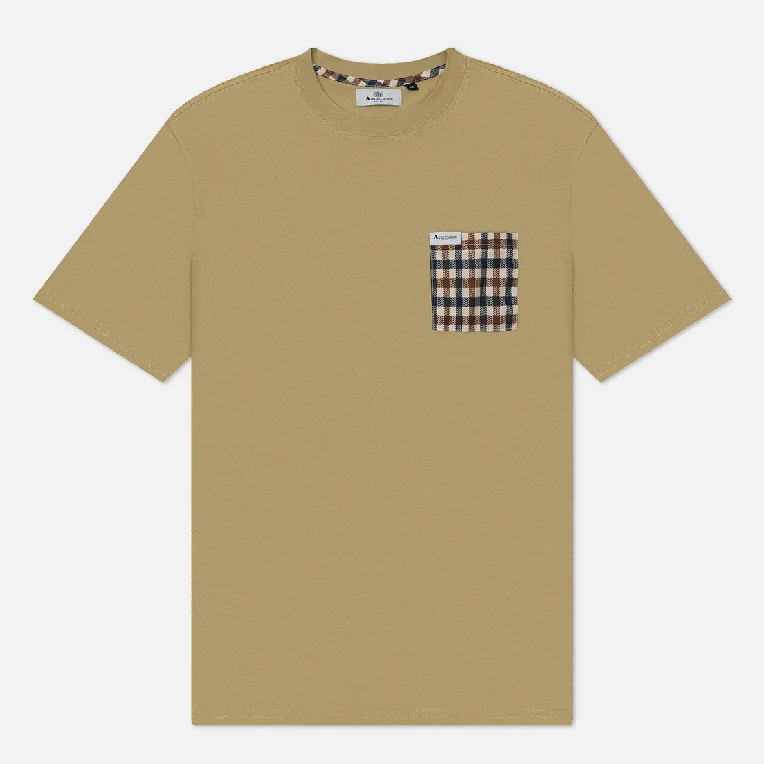 Aquascutum Мужская футболка Active Pocket Club Check