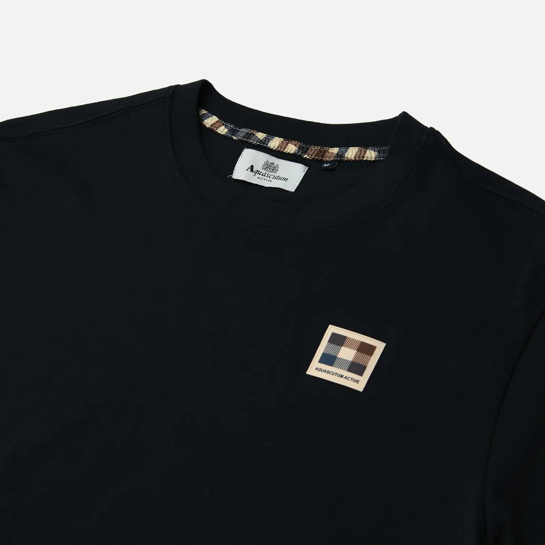 Aquascutum Мужская футболка Active Patch Club Check