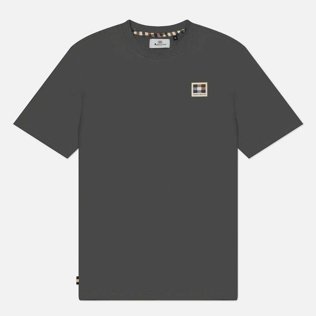 Aquascutum Мужская футболка Active Patch Club Check