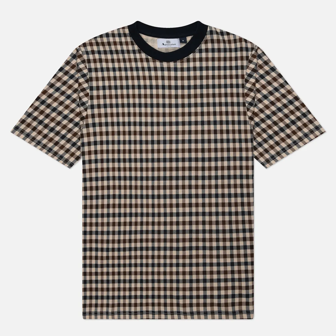 Aquascutum Мужская футболка Active Club Check