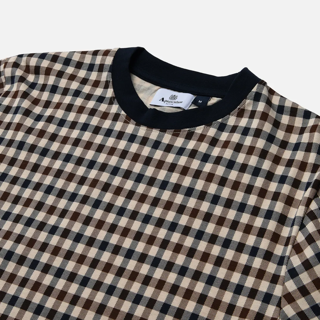 Aquascutum Мужская футболка Active Club Check