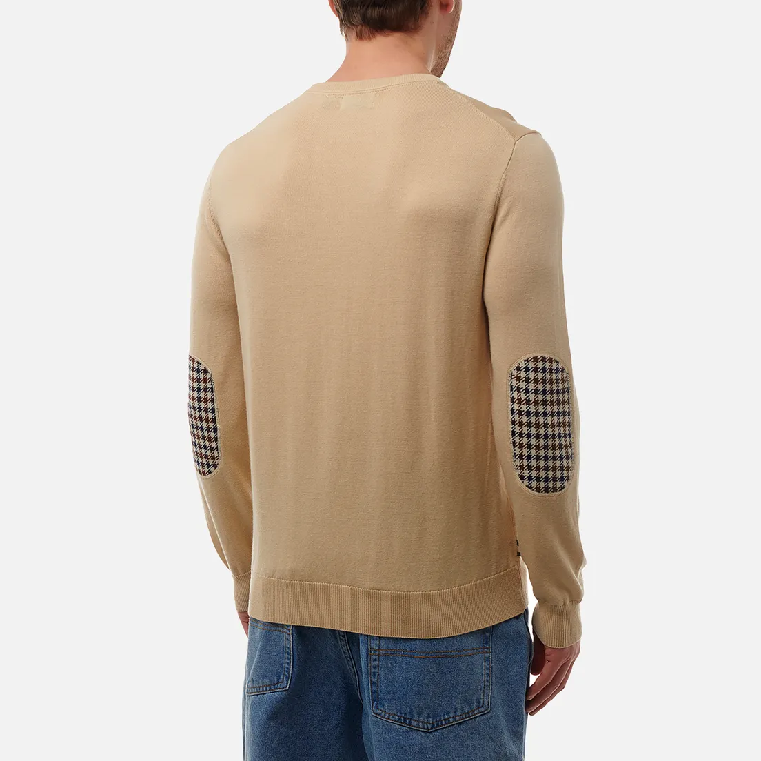 Aquascutum Мужской свитер Active Club Check Sleeves