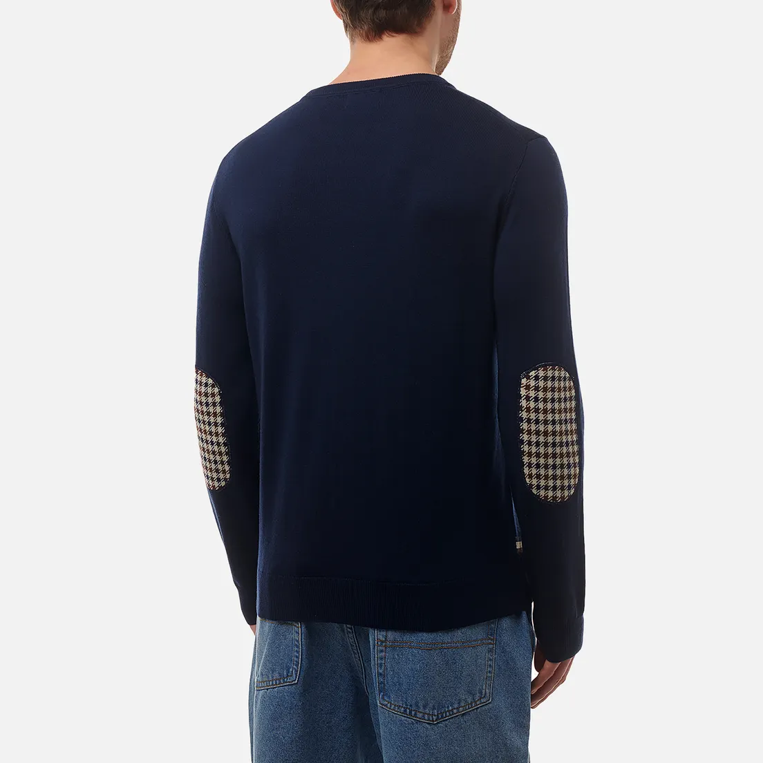 Aquascutum Мужской свитер Active Club Check Sleeves