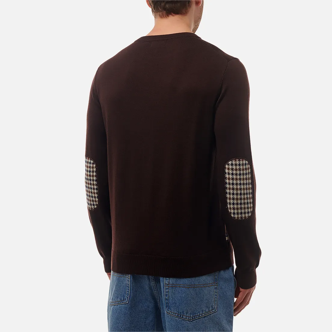Aquascutum Мужской свитер Active Club Check Sleeves