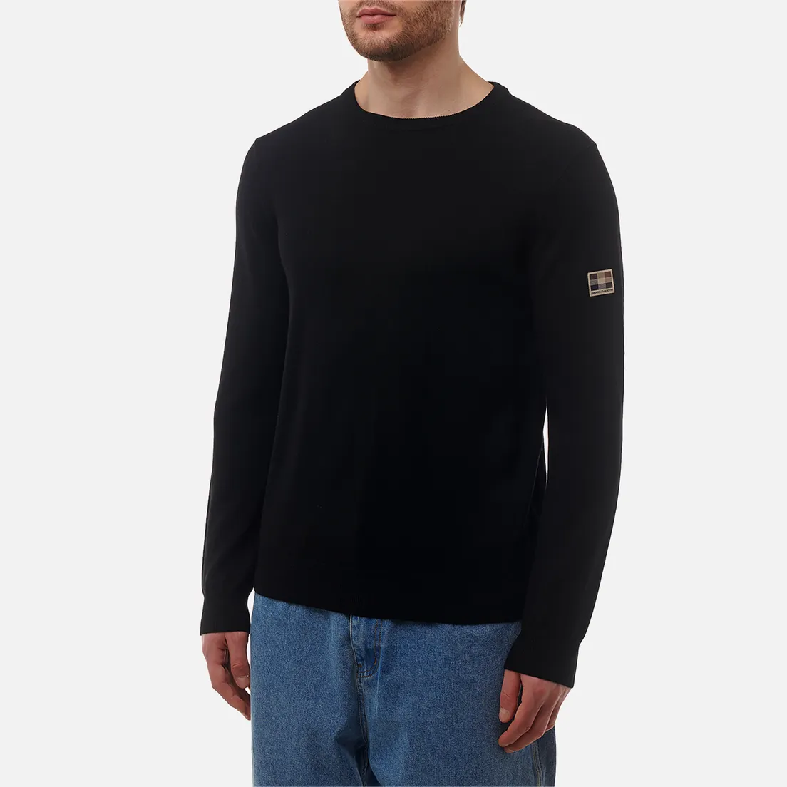 Aquascutum Мужской свитер Active Cable Patch