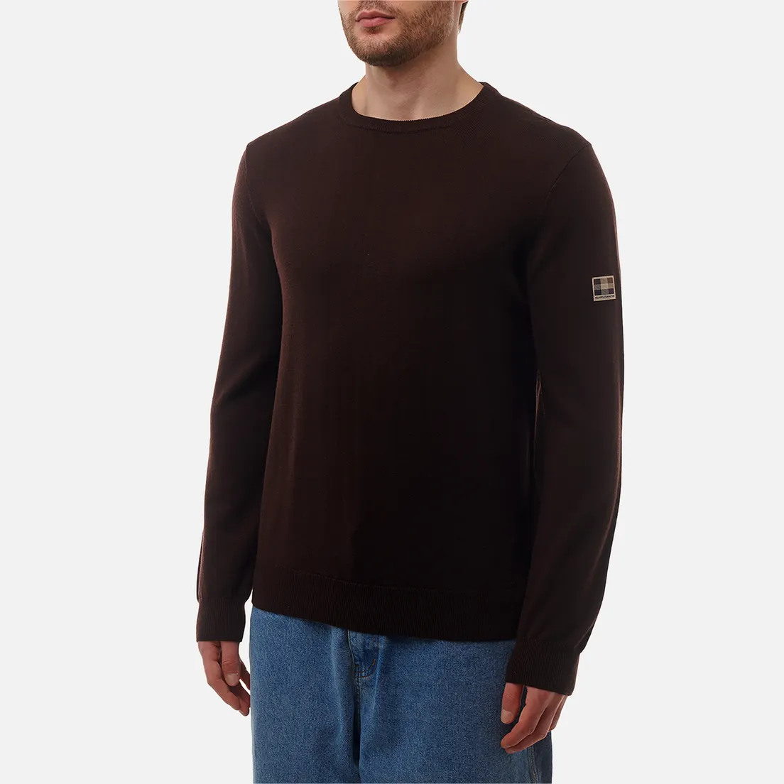 Aquascutum Мужской свитер Active Cable Patch