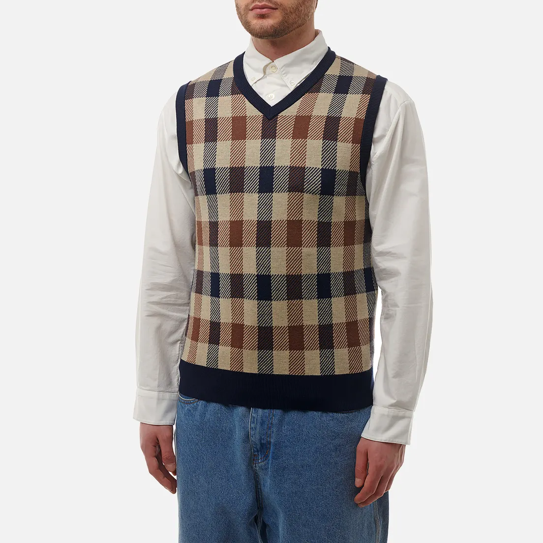 Aquascutum Мужской жилет Active Club Check