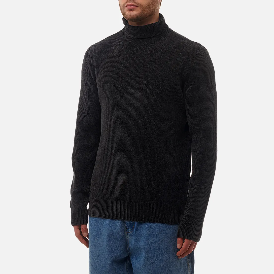 Aquascutum Мужской свитер Active Chenille Turtlneck