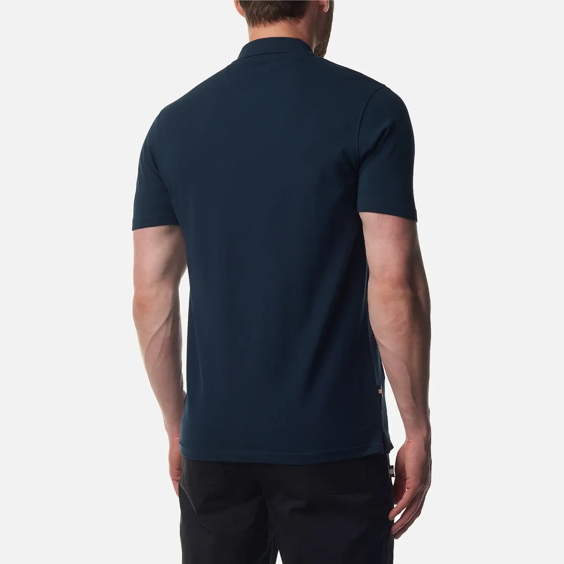 Aquascutum Мужское поло Active Club Check Patch