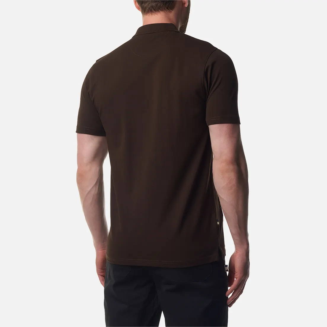 Aquascutum Мужское поло Active Club Check Patch