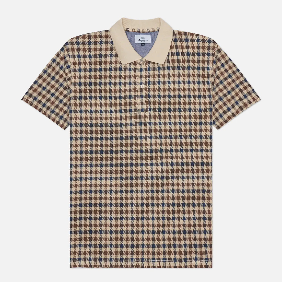 Aquascutum Мужское поло Active Club Check