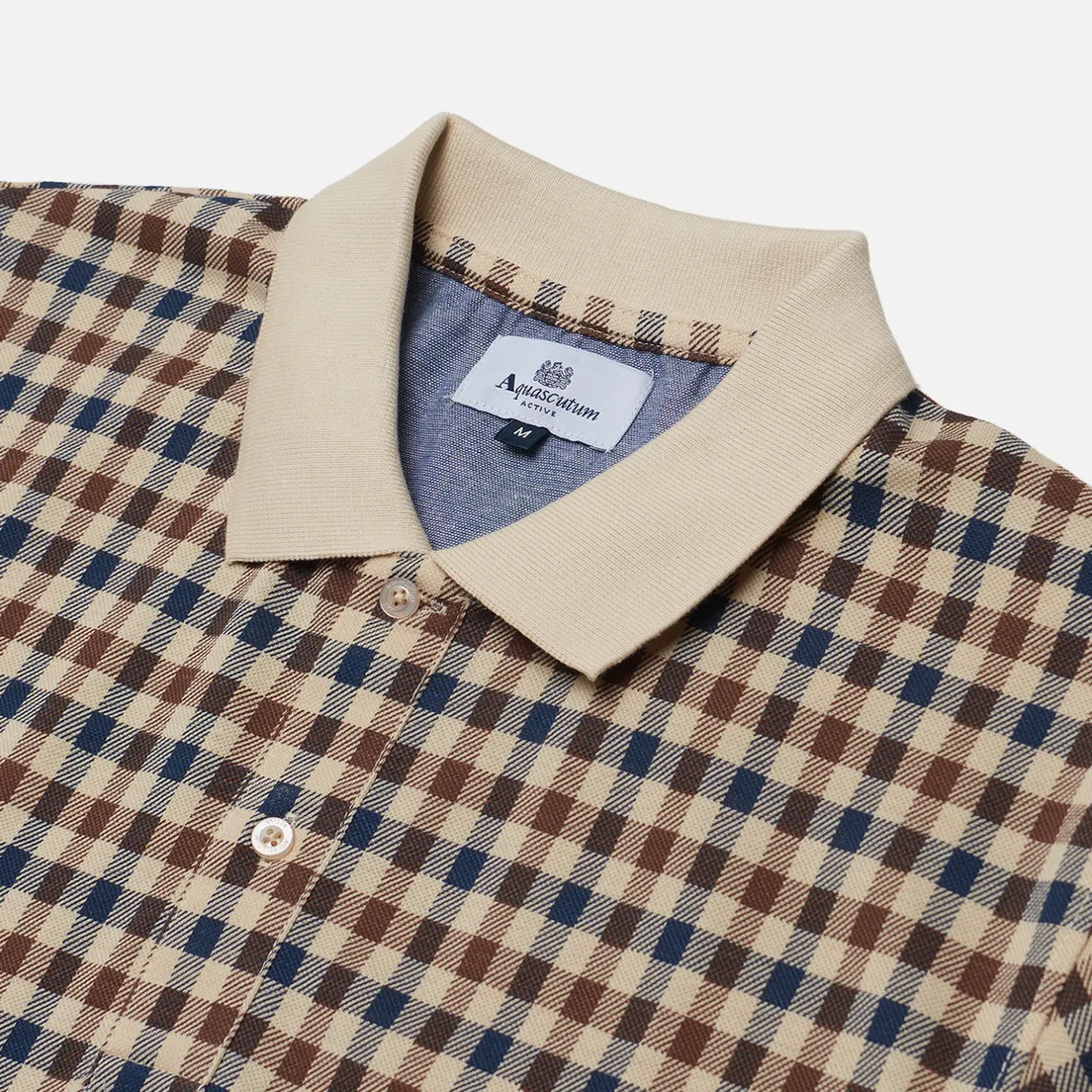 Aquascutum Мужское поло Active Club Check