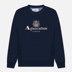 Aquascutum Мужская толстовка Active Big Logo Crew Neck