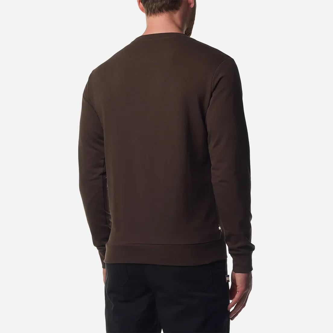 Aquascutum Мужская толстовка Active Big Logo Crew Neck