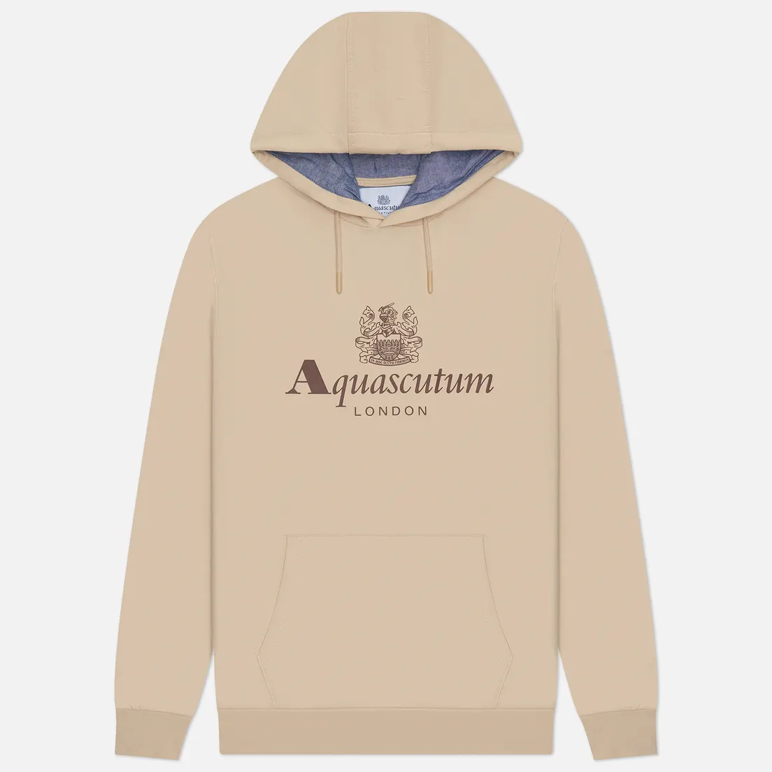 Aquascutum Мужская толстовка Active Big Logo Hoodie