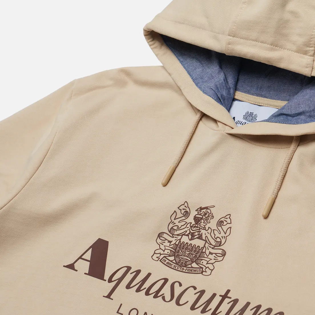 Aquascutum Мужская толстовка Active Big Logo Hoodie