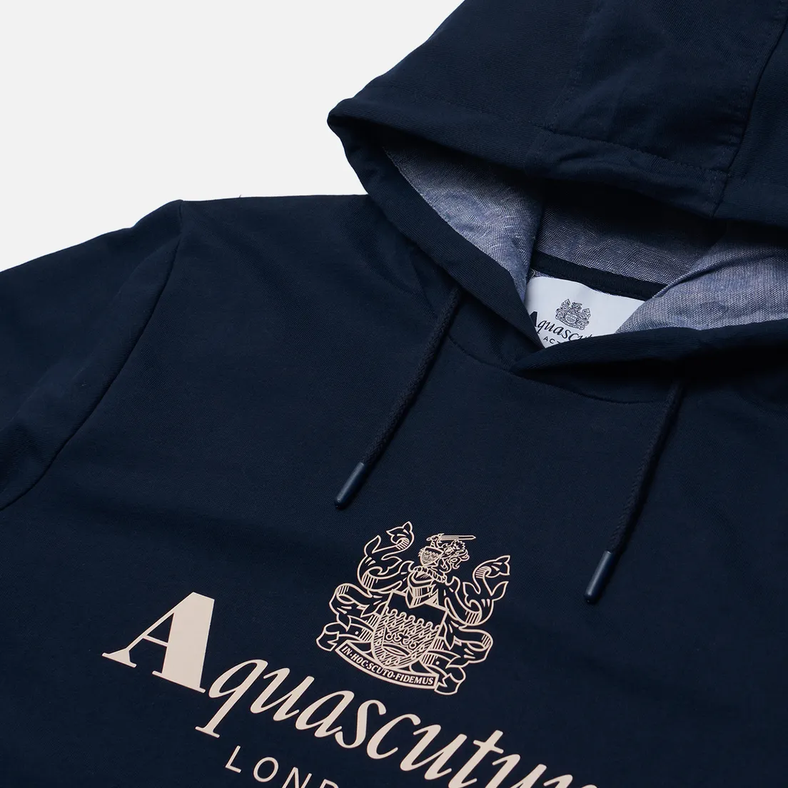 Aquascutum Мужская толстовка Active Big Logo Hoodie