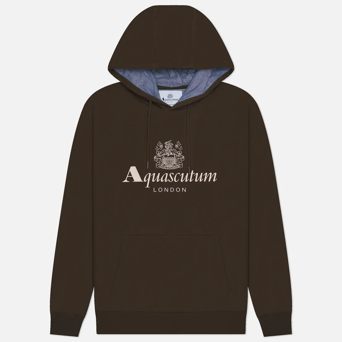 Aquascutum Мужская толстовка Active Big Logo Hoodie