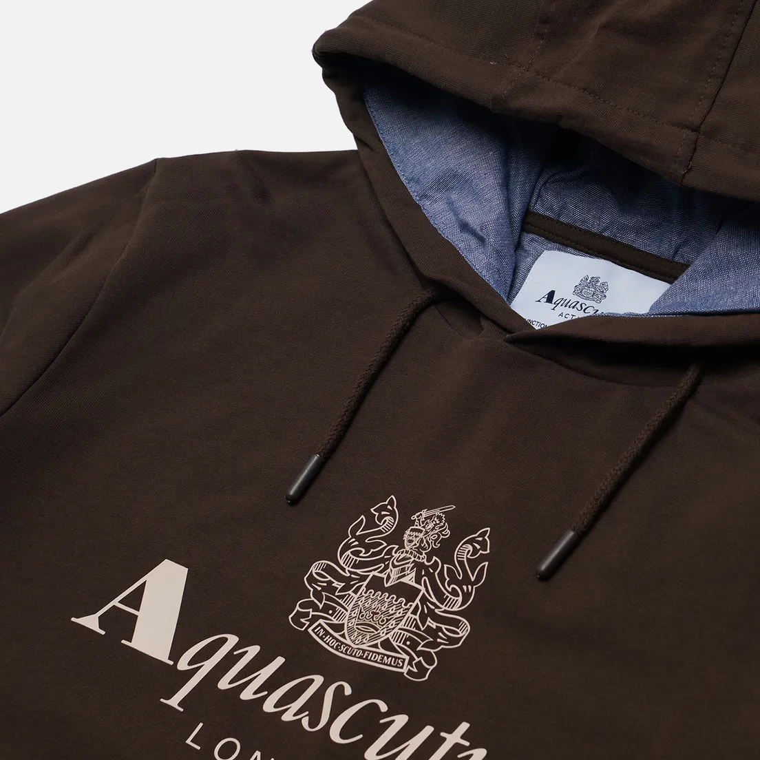 Aquascutum Мужская толстовка Active Big Logo Hoodie