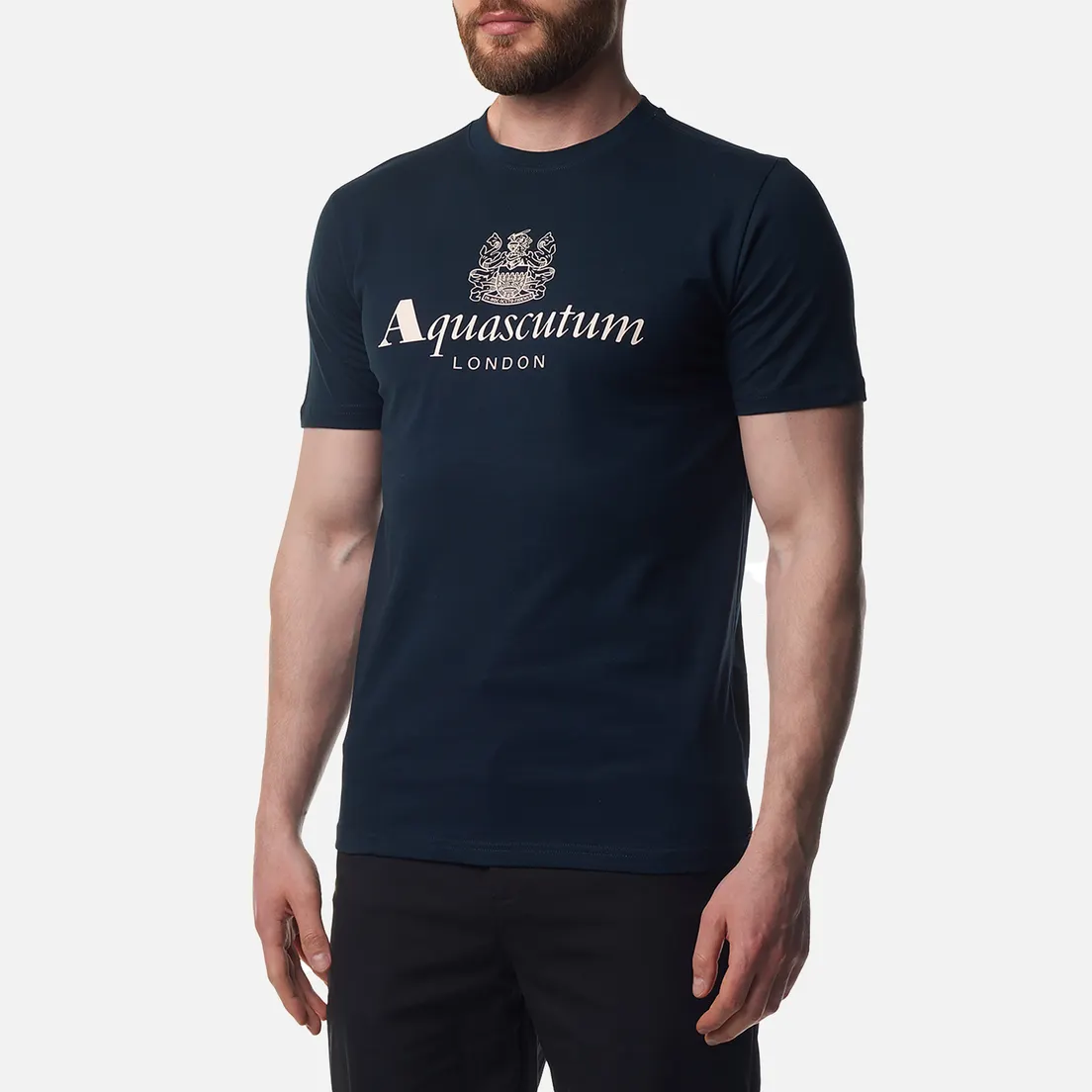 Aquascutum Мужская футболка Active Big Logo