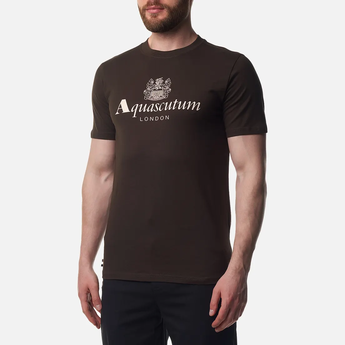 Aquascutum Мужская футболка Active Big Logo