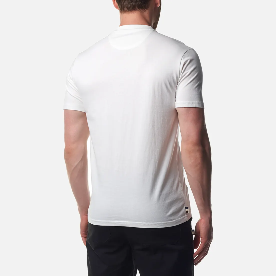 Aquascutum Мужская футболка Active Club Check Pocket