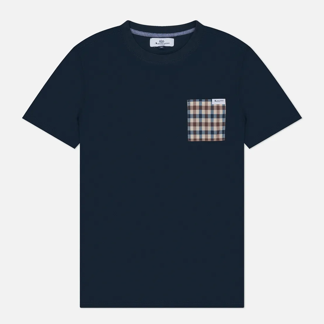 Aquascutum Мужская футболка Active Club Check Pocket