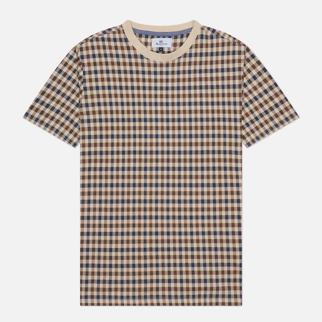 Aquascutum Мужская футболка Active Club Check