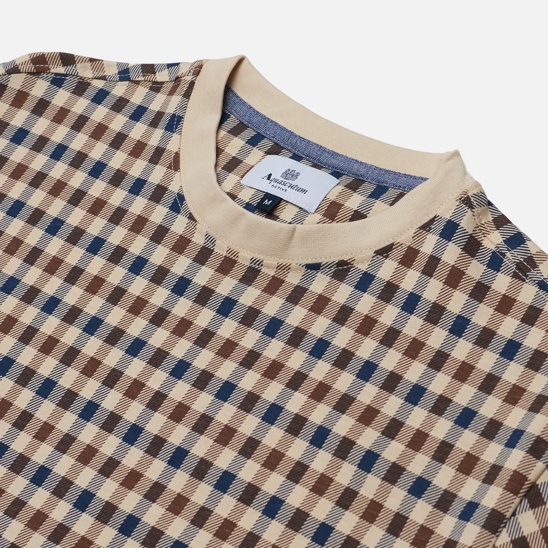 Aquascutum Мужская футболка Active Club Check
