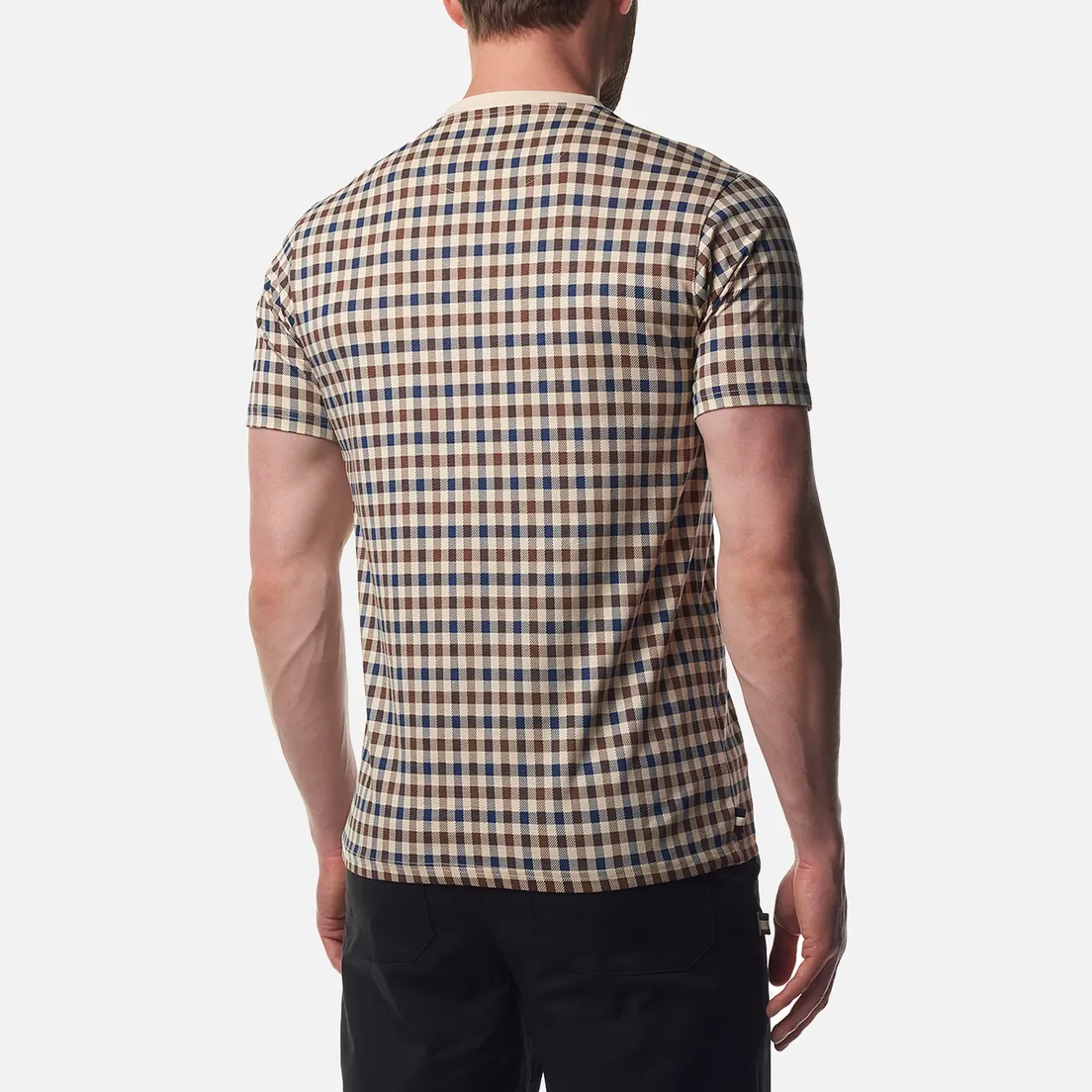 Aquascutum Мужская футболка Active Club Check