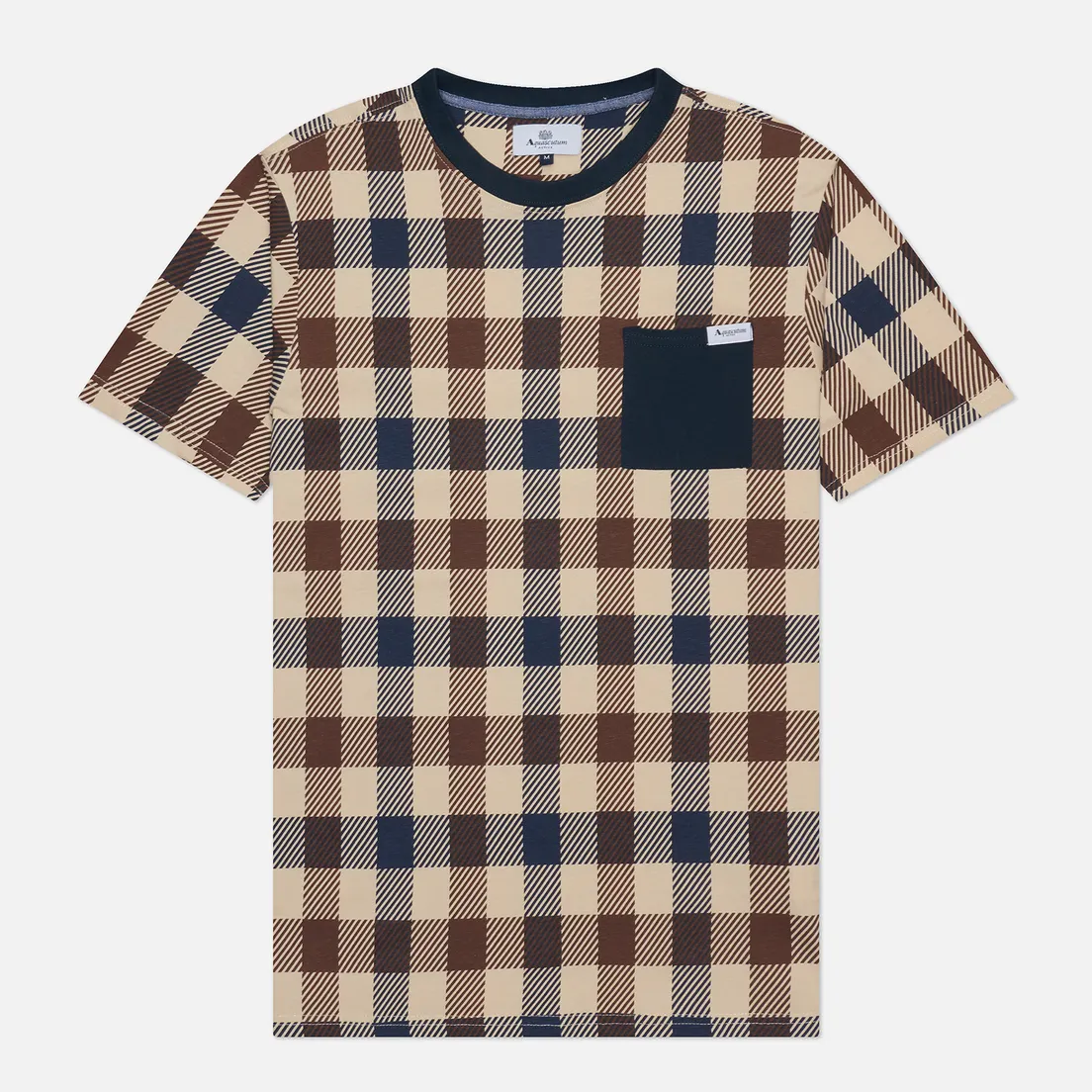Aquascutum Мужская футболка Active Macro Check