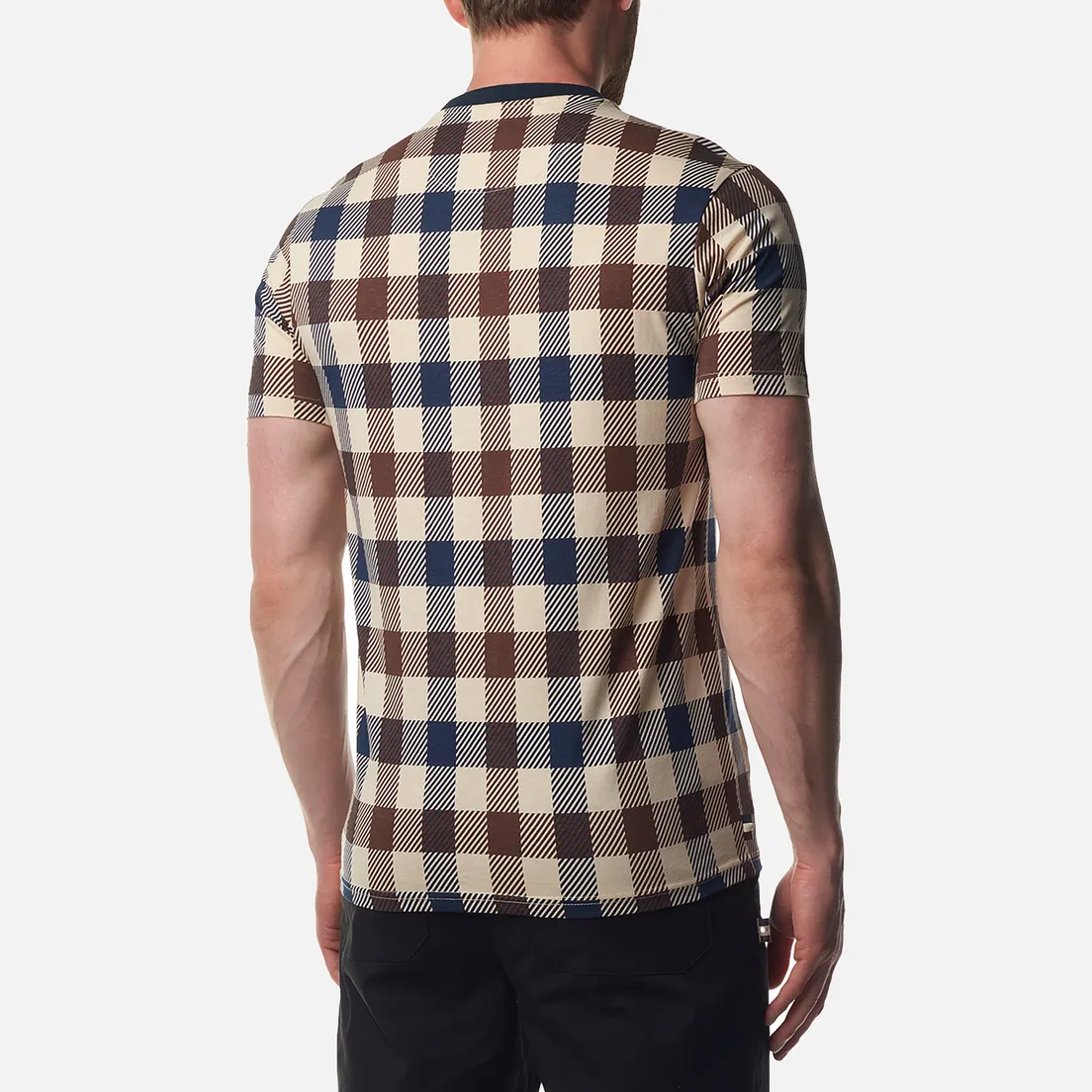 Aquascutum Мужская футболка Active Macro Check
