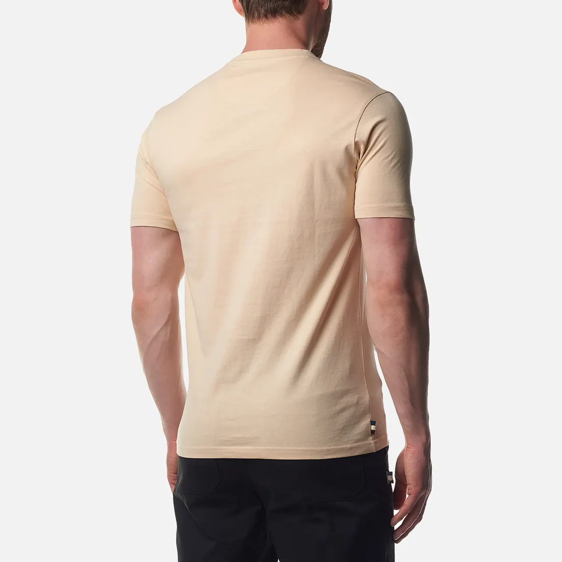 Aquascutum Мужская футболка Active Club Check Patch