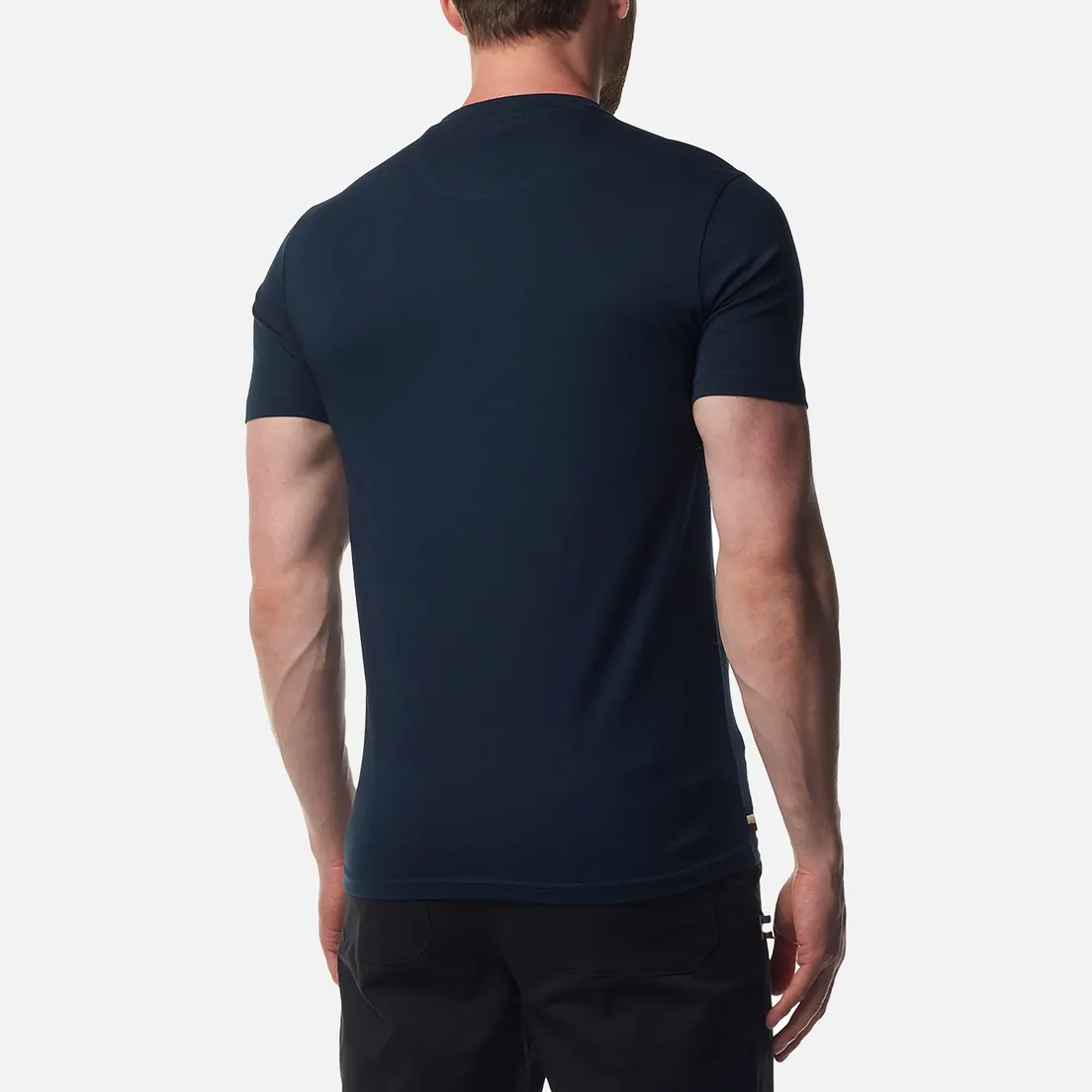 Aquascutum Мужская футболка Active Club Check Patch