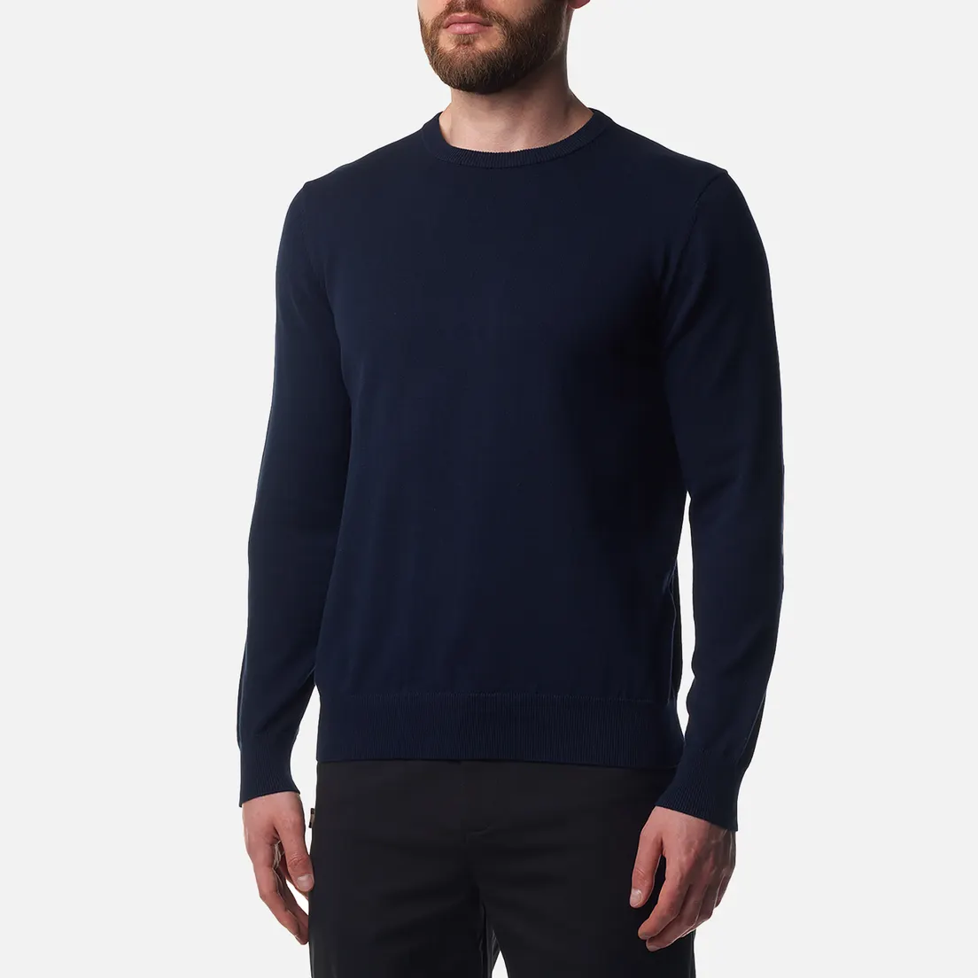 Aquascutum Мужской свитер Active Check Sleeves Patch