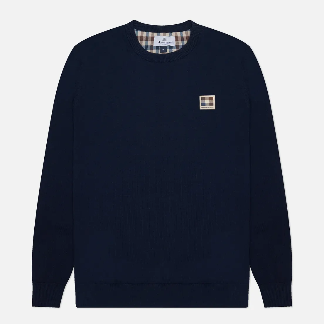 Aquascutum Мужской свитер Active Check Patch