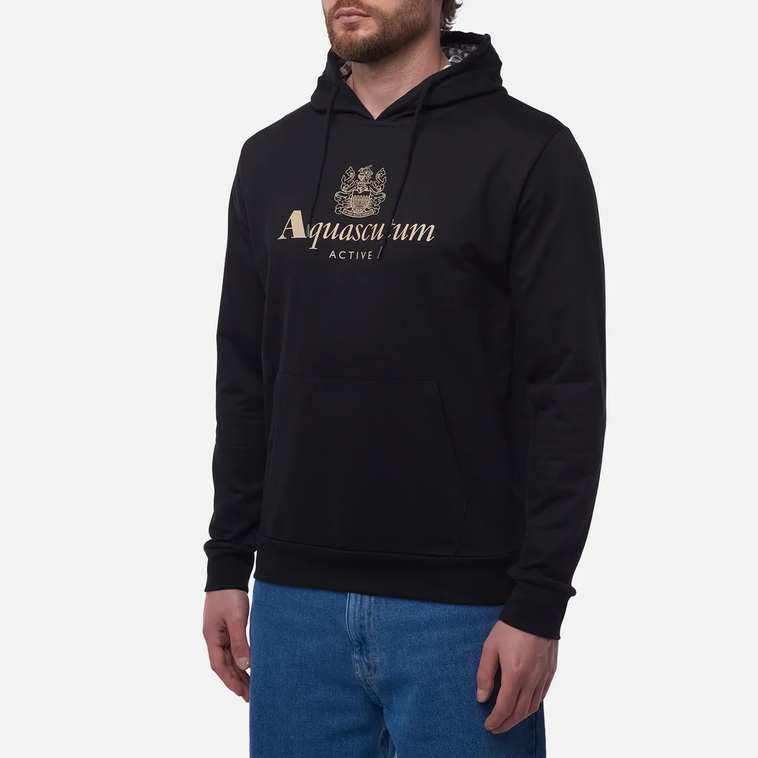 Aquascutum Мужская толстовка Big Logo Hoodie