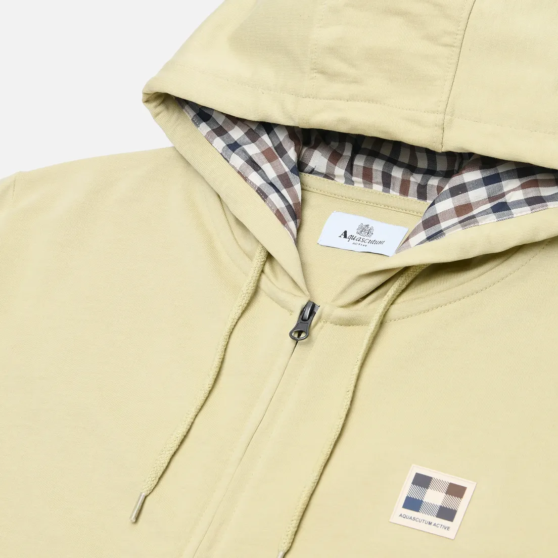 Aquascutum Мужская толстовка Rubber Patch Full Zip Hoodie