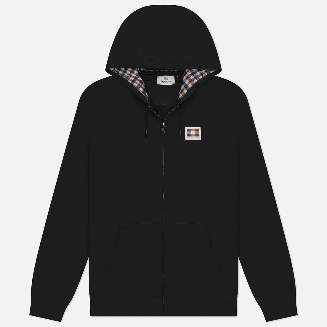 Aquascutum Мужская толстовка Rubber Patch Full Zip Hoodie
